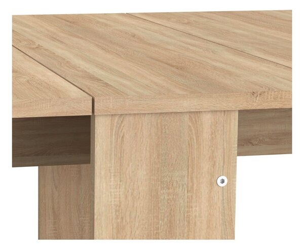 Proširiv blagovaonski stol u dekoru hrasta 76x28 cm Papillon – TemaHome
