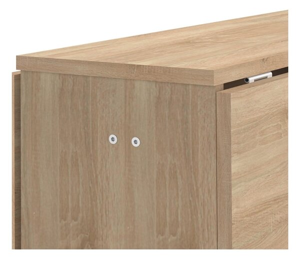 Proširiv blagovaonski stol u dekoru hrasta 76x28 cm Papillon – TemaHome