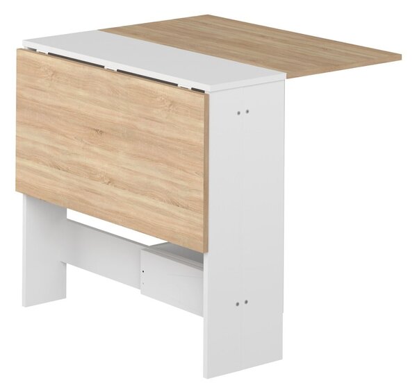 Proširiv blagovaonski stol s pločom stola u dekoru hrasta 76x28 cm Papillon – TemaHome