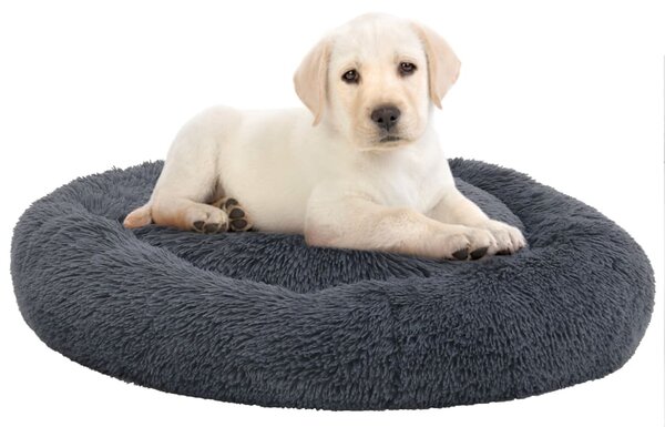 VidaXL Perivi jastuk za pse i mačke tamnosivi 50 x 50 x 12 cm plišani