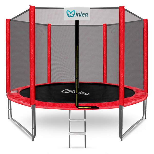 INLEA PREMIUM Jump Trampolin 305cm s vanjskom zaštitnom mrežom - crveni