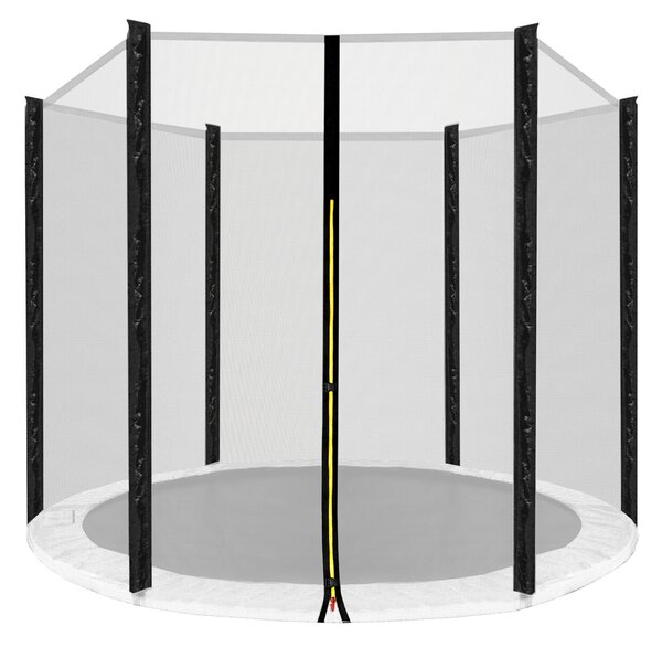 INLEA Zaštitna mreža za trampolin PREMIUM Jump, ukupni promjer 180cm, za 6 stupova – crna