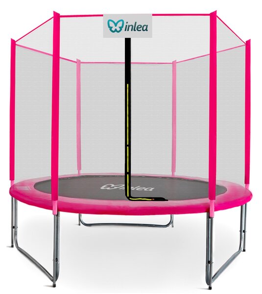 INLEA PREMIUM Jump Trampolin 180cm s vanjskom zaštitnom mrežom - ružičasta
