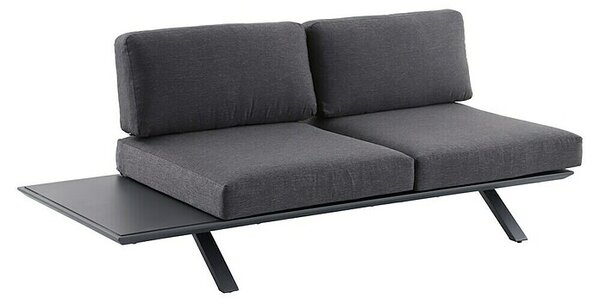 Sunfun Lumar Vrtni trosjed s jastucima (D x Š x V: 195,5 x 87 x 68 cm, Tamnosiva)