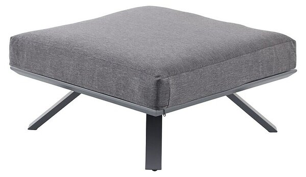 Sunfun Lumar Vrtni stolić (D x Š x V: 80 x 80 x 27 cm, Tamnosiva)