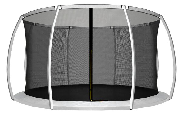 INLEA Unutarnja zaštitna mreža za trampolin ULTIMATE Jump promjera 366cm za 8 šipki - crna