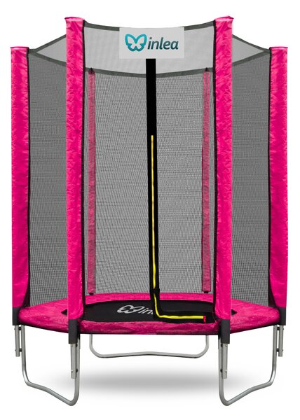 INLEA PREMIUM Jump Trampolin 150cm s vanjskom zaštitnom mrežom – roza