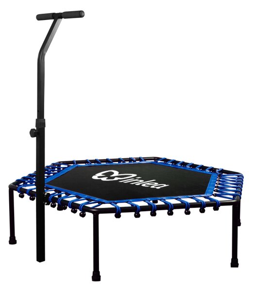 INLEA FITNESS Trampolin 130cm s rukohvatom – plava