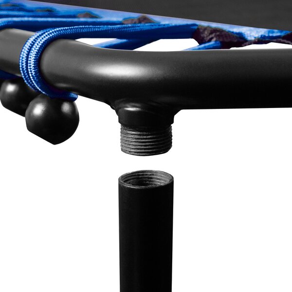 INLEA FITNESS Trampolin 130cm s rukohvatom – plava