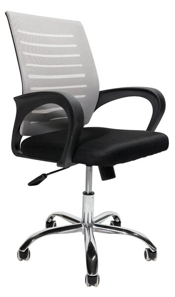 INLEA Uredsko stolac Valcor – crno‑sivi