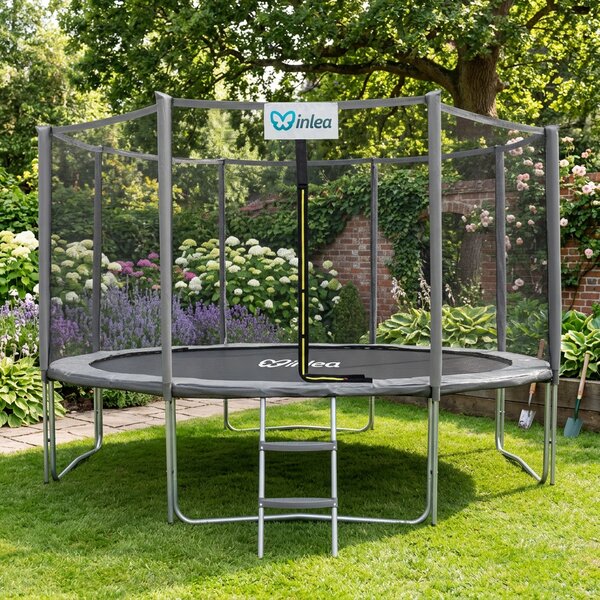 INLEA PREMIUM Jump Trampolin 366cm s vanjskom zaštitnom mrežom - siva