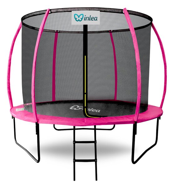 INLEA ULTIMATE Jump Trampolin 250cm s unutarnjom zaštitnom mrežom – ružičasta