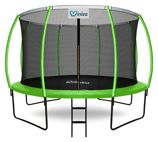 INLEA ULTIMATE Jump Trampolin 366cm s unutarnjom zaštitnom mrežom – svijetlo zelena