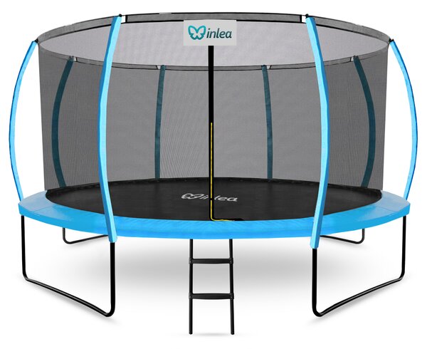 INLEA ULTIMATE Jump Trampolin 430cm s unutarnjom zaštitnom mrežom – svijetlo plava