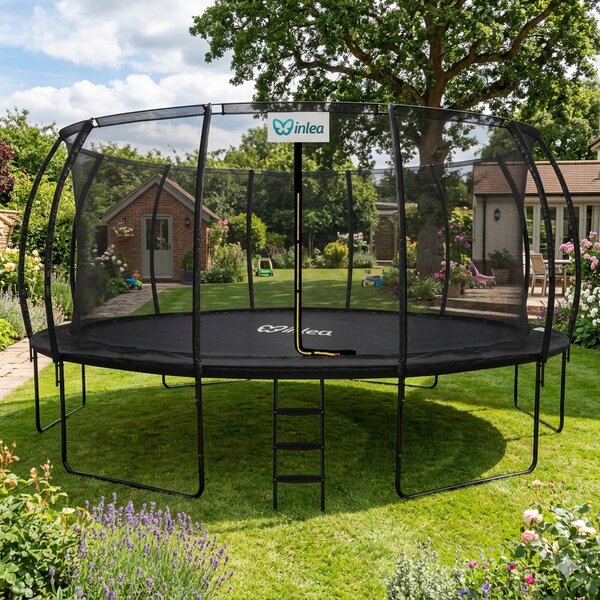 INLEA ULTIMATE Jump Trampolin 500cm s unutarnjom zaštitnom mrežom – crna