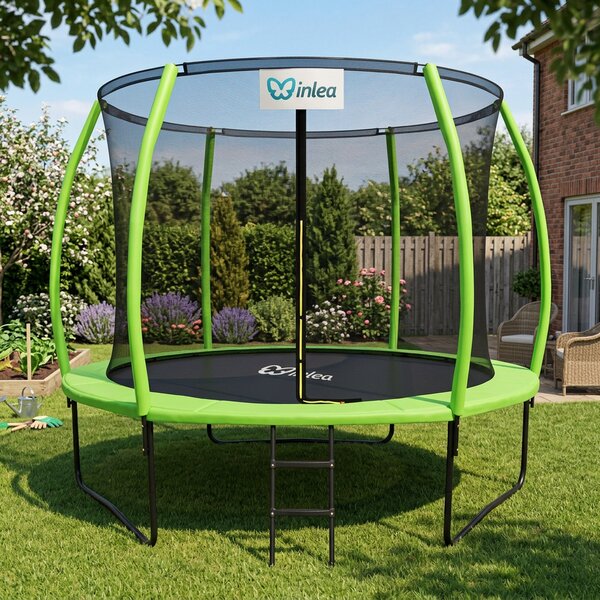 INLEA ULTIMATE Jump Trampolin 305cm s unutarnjom zaštitnom mrežom – svijetlo zelena