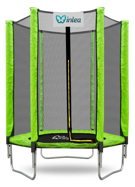 INLEA PREMIUM Jump Trampolin 150cm s vanjskom zaštitnom mrežom – svijetlo zelena