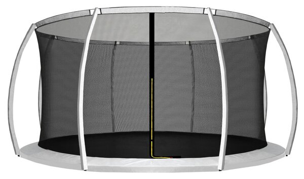 INLEA Unutarnja zaštitna mreža za trampolin ULTIMATE Jump, ukupnog promjera 430cm, za 8 stupova – crna