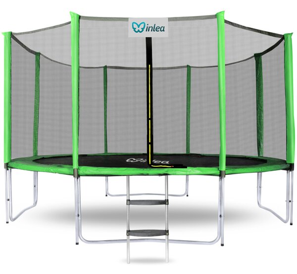 INLEA PREMIUM Jump Trampolin 366cm s vanjskom zaštitnom mrežom - svijetlozelena