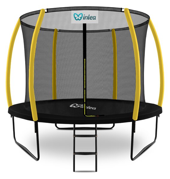 INLEA ULTIMATE Jump trampolin s unutarnjom zaštitnom mrežom 305cm - crna/žuta