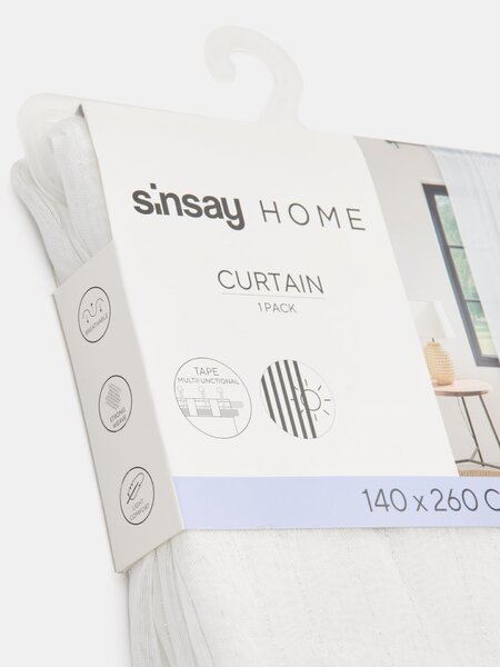 Sinsay - Zavjesa s trakom i sjajnom lureks niti