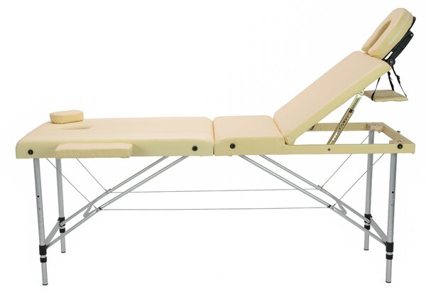 INLEA Masažni stol Relax Pro, trodijelni i aluminijski IN16-0013 BEŽ