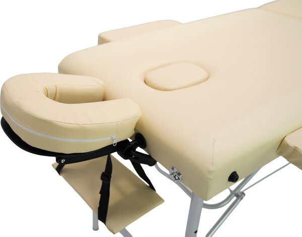 INLEA Masažni stol Relax Pro, trodijelni i aluminijski IN16-0013 BEŽ