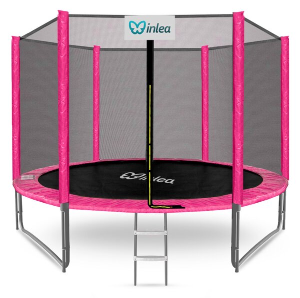 INLEA PREMIUM Jump Trampolin 305cm s vanjskom zaštitnom mrežom - ružičasta
