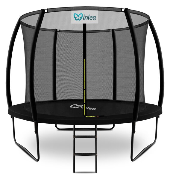 INLEA ULTIMATE Jump trampolin s unutarnjom zaštitnom mrežom 305cm - crni