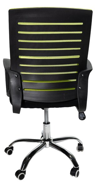 INLEA Uredska stolica Valcor – crna/zelena