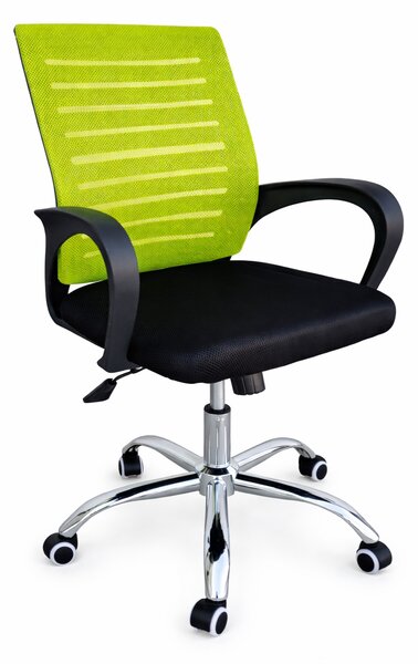 INLEA Uredska stolica Valcor – crna/zelena