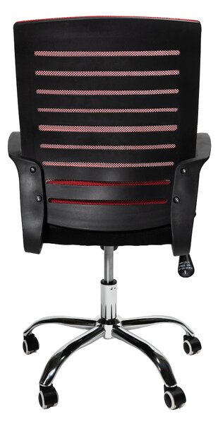 INLEA Uredska stolica Valcor – crna/crvena