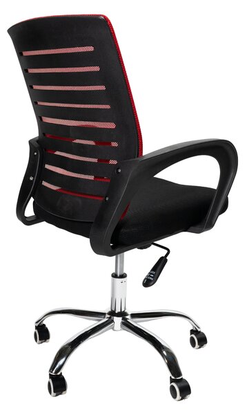 INLEA Uredska stolica Valcor – crna/crvena