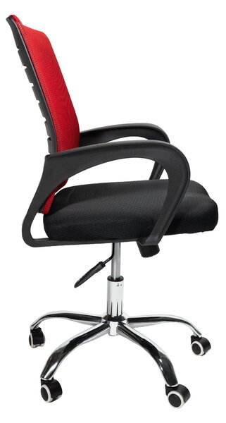 INLEA Uredska stolica Valcor – crna/crvena