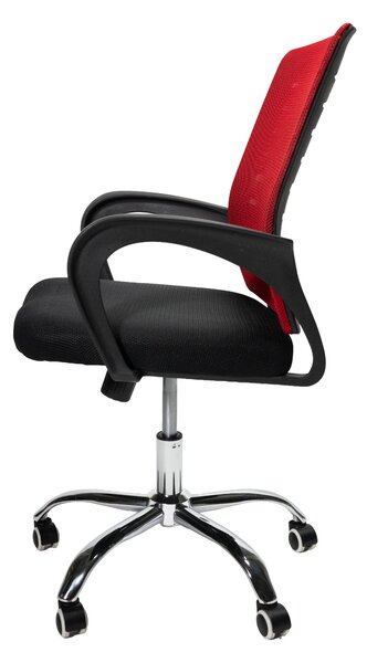 INLEA Uredska stolica Valcor – crna/crvena
