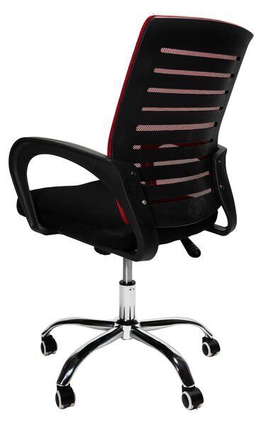 INLEA Uredska stolica Valcor – crna/crvena