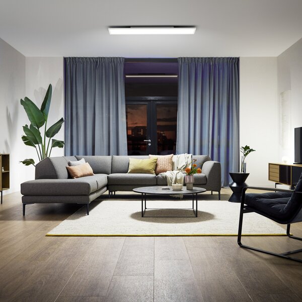 Philips Hue Aurelle kvadratni LED panel, 120 x 30 cm, prigušiva, Bijela, Dnevni boravak/blagovaonica, Metal