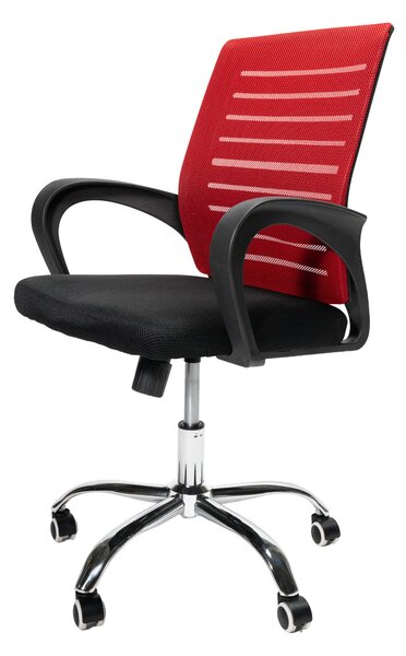 INLEA Uredska stolica Valcor – crna/crvena