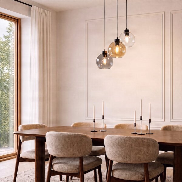 Viseće Svjetiljka TK Lighting, Cubus, prigušiv, Višebojno, Dnevna soba, Staklo, Moderan