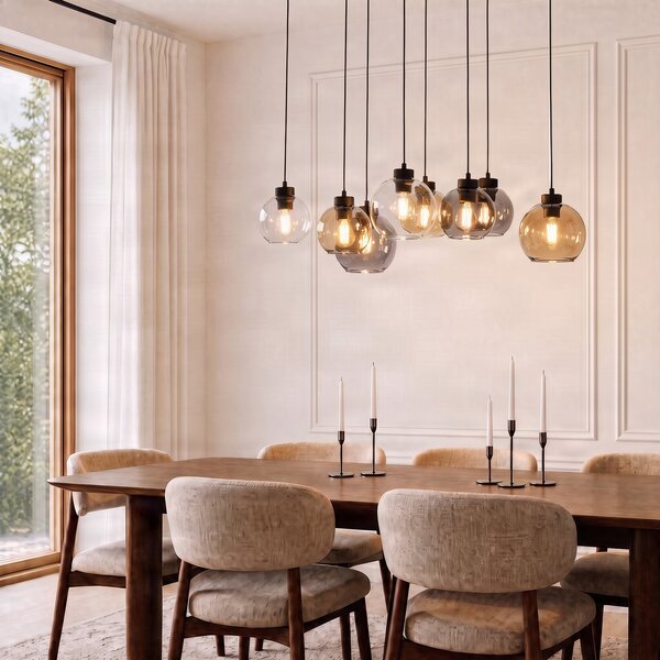Viseće Svjetiljka TK Lighting, Cubus, prigušiv, Višebojno, Dnevna soba, Staklo, Moderan
