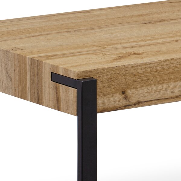 Stolić za kavu Ariane-250-OAK (hrast + crna)