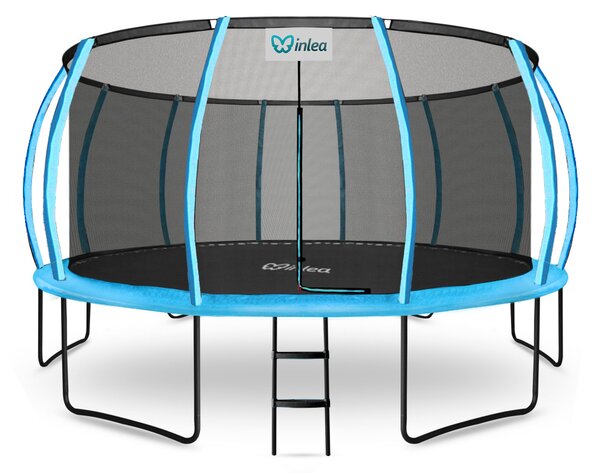 INLEA ULTIMATE Jump Trampolin 500cm s unutarnjom zaštitnom mrežom – svijetlo plava