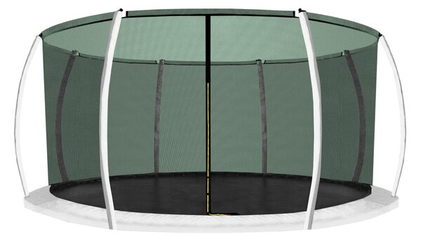 INLEA Unutarnja zaštitna mreža za trampolin ULTIMATE Jump ukupnog promjera 366cm za 8 stupova visina 165cm – tamnozelena