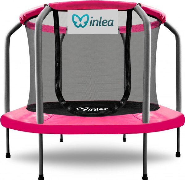 INLEA ULTIMATE Jump Trampolin 150cm s unutarnjom zaštitnom mrežom – ružičasta