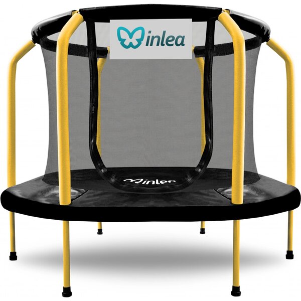 INLEA ULTIMATE Jump Trampolin 150cm s unutarnjom zaštitnom mrežom – crna