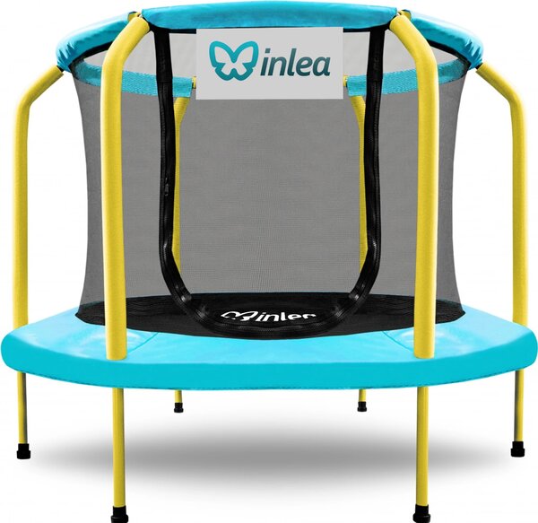 INLEA ULTIMATE Jump Trampolin 150cm s unutarnjom zaštitnom mrežom – svijetlo plava