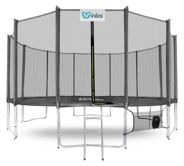 INLEA PREMIUM Jump Trampolin 500cm s vanjskom zaštitnom mrežom - siva