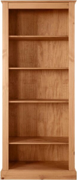 Biblioteka od masivnog bora u prirodnoj boji 181x31 cm Mille – Støraa
