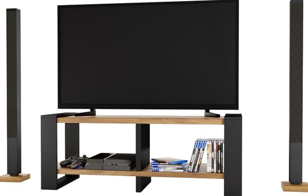 TV stolić Nicolas (hrast craft) (bez rasvjete)