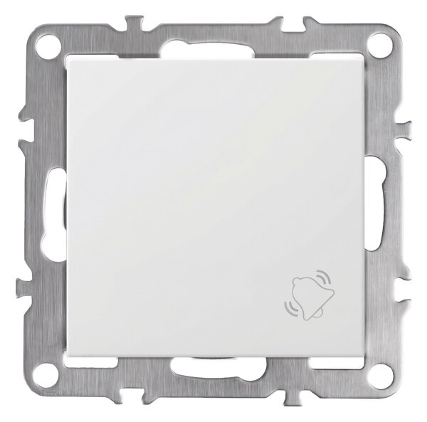 Tipkalo za Zvono s Okvirom OSTE JNH008-W WHITE